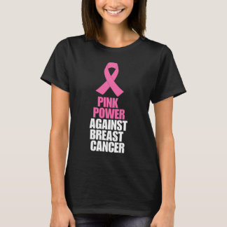 Camiseta Energia rosa contra o Cancer da mama