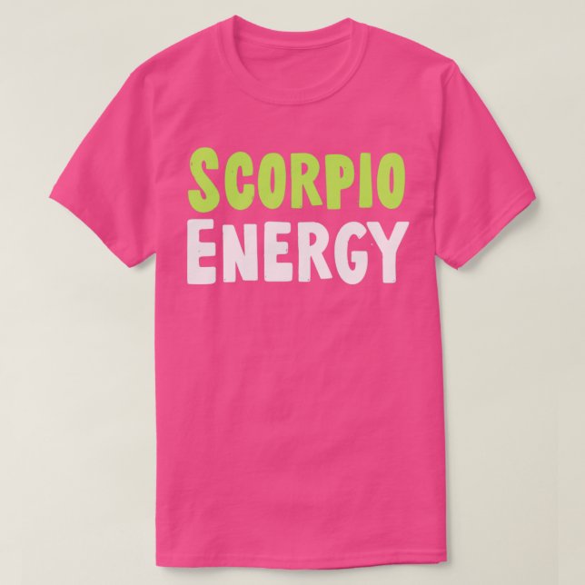 Camiseta Energia Scorpio (Frente do Design)