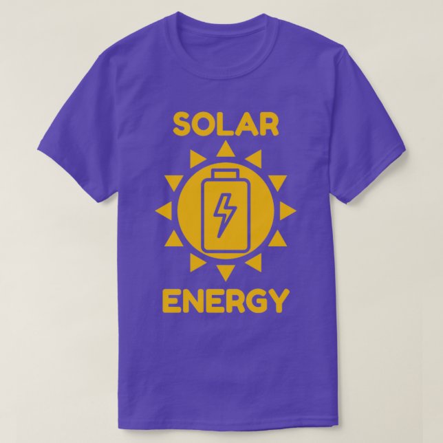 Camiseta Energia solar 5 (Frente do Design)