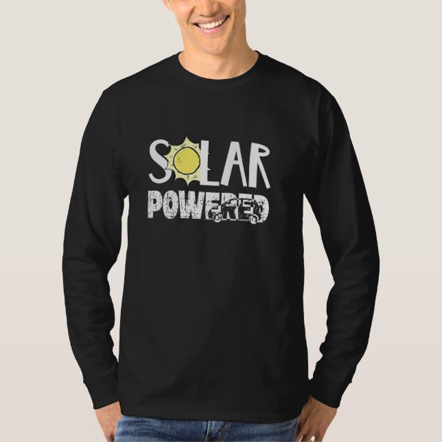 Camiseta Energia Solar Energia Reversa Clima Fotovoltaico (Frente)