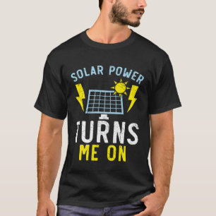 Camiseta Energia Solar me excita com energia renovável sola