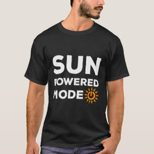Camiseta Energia solar renovável em modo movido a sol Energ