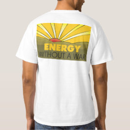 Camiseta Energia Solar Sem Guerra, Ambiente Sustentável