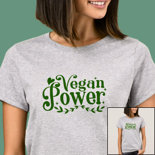 Camiseta Energia Vegan - Cinza Luz Ligada