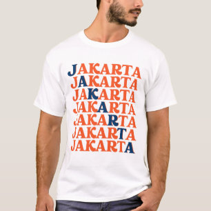 Camiseta energia vibrante de Jacarta, Indonésia