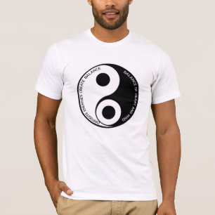 Camiseta Energias Opostas, Balança de Crio Yin Yang