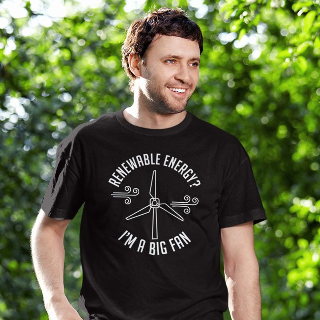Camiseta Energias renováveis (renewable energy shirt)