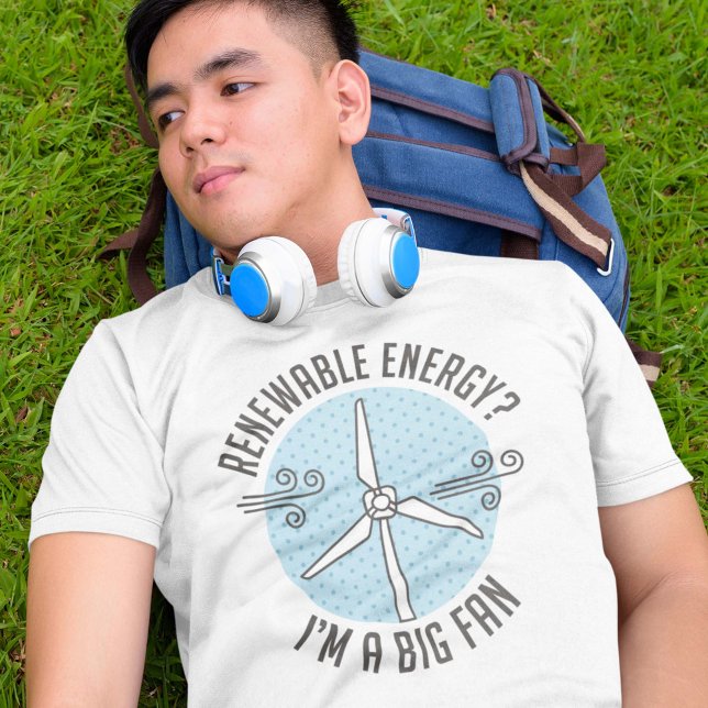 Camiseta Energias renováveis (renewable energy shirt)