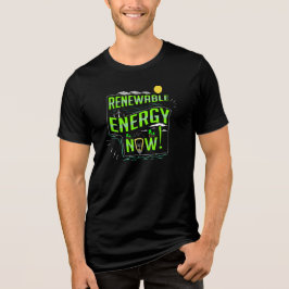 Camiseta Energias renováveis e sensibilização para as alter