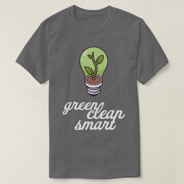 Camiseta Energias renováveis I eletricidade de transição en (Frente do Design)