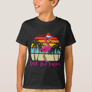 Camiseta Enfeite As Palmas Flamingo De Natal Palmeira Troca