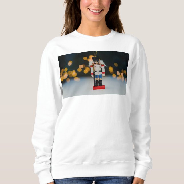 Camiseta Enfeite de Natal clássico quebra-nozes do Slippery (Frente)