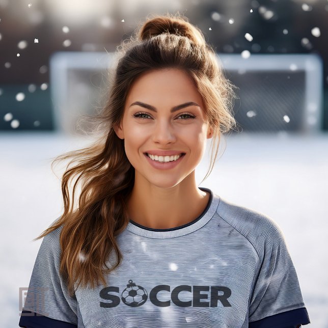 Camiseta Enfeite de Natal de Futebol Clássico (Criador carregado)