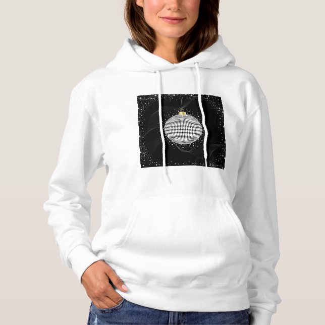 Camiseta Enfeite de Natal em forma de Bola de Discoteca Ele (Frente)