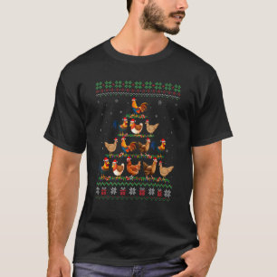 Camiseta Enfeite de Natal Feio Correspondente Galinha do Na