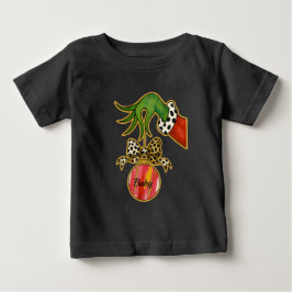 Camiseta Enfeite de Papagaio com Laço de Leopardo Personali