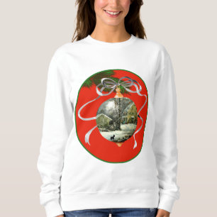 Camiseta Enfeite de Terrier Escocês de Inverno