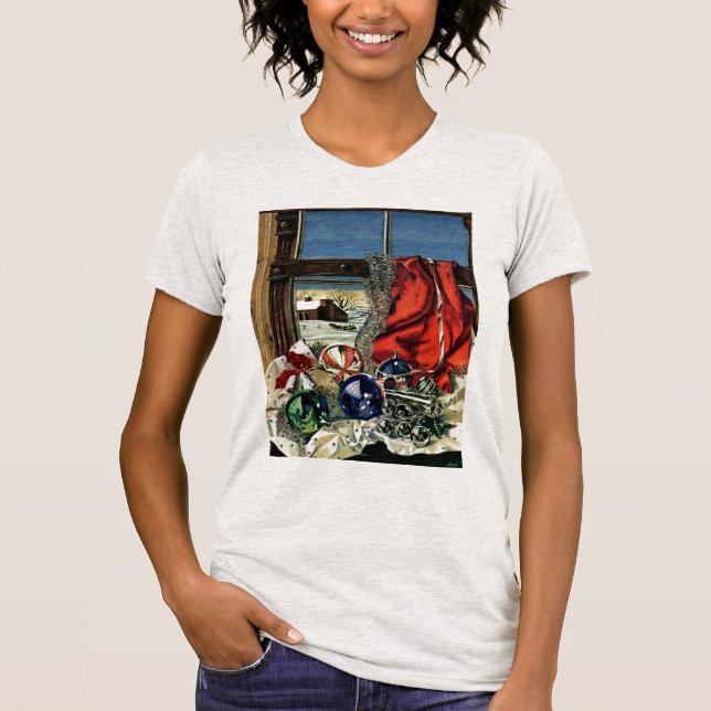 Camiseta Enfeites de natal (Frente)