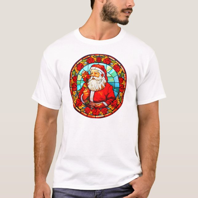 Camiseta Enfeites de natal De Vidro Estreitado-67680 (Frente)