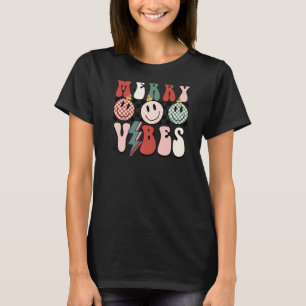 Camiseta Enfeites de natal Retroativos Vibes de Feliz Corre