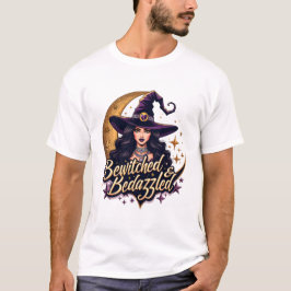 Camiseta Enfeitiçada & Deslumbrante, Halloween Glamouroso