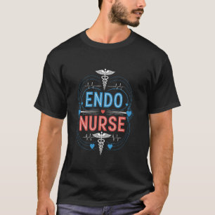 Camiseta Enfermagem de Endoscopia Enfermeira Endo, Enfermei