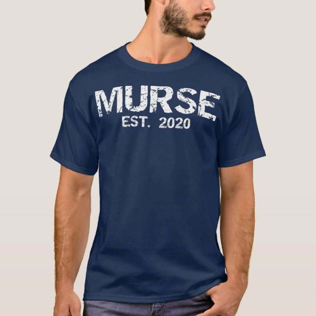 Camiseta Enfermagem de macho de macho para graduação (Frente)