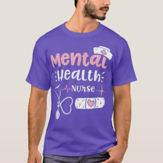 Camiseta Enfermagem de Saúde Mental Enfermeira de Saúde Men