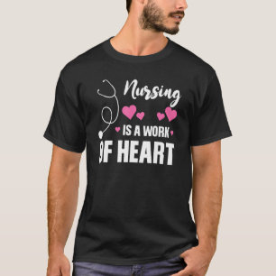 Camiseta Enfermagem é trabalho de enfermagem cardíaca