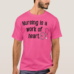 Camiseta Enfermagem é trabalho de enfermeiro cardíaco prese