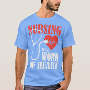Camiseta Enfermagem É Uma Obra De Coração