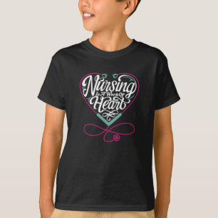 Camiseta Enfermagem é uma obra de coração