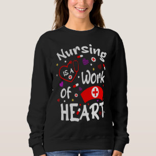 Camiseta Enfermagem É Uma Obra De Enfermeiros Cardíacos