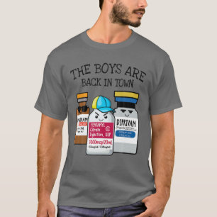 Camiseta Enfermagem Os Meninos Estão De Volta Na Cidade, U