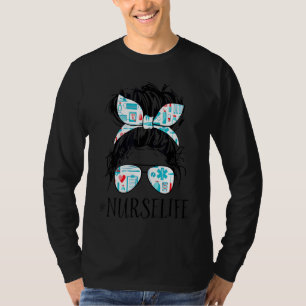Camiseta Enfermagem Para Mulheres Estudantes De Raparigas E