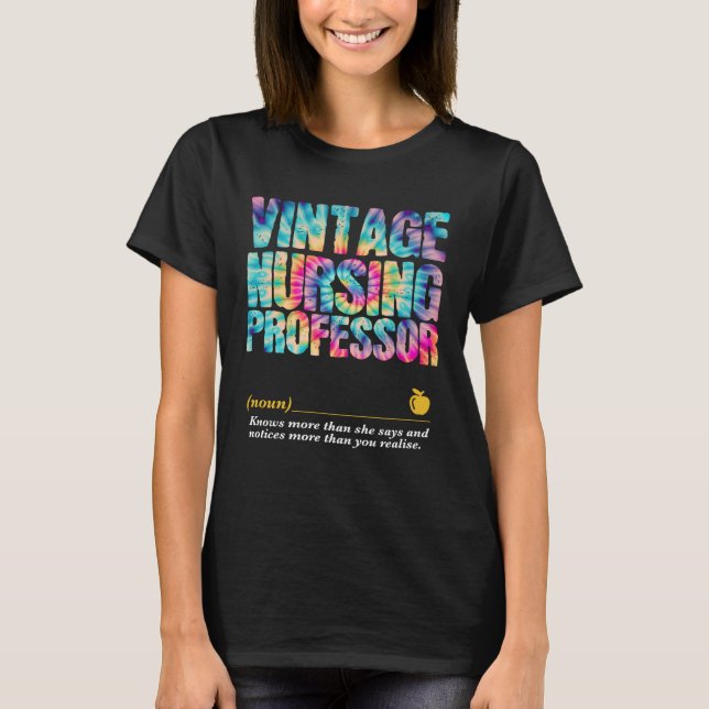 Camiseta Enfermagem Professor Apreciação Semana Voltando à  (Frente)