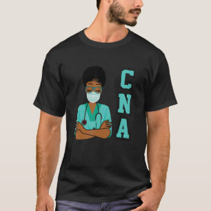 Camiseta Enfermando Nata Negra Magic Afro Raparigas Orgulho