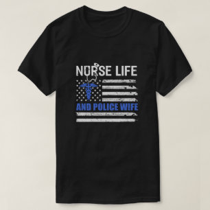Camiseta Enfermeira A Mulher Policial Vintage W