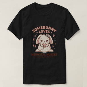 Camiseta Enfermeira Adorável da UTI Neonatal Coelhinho