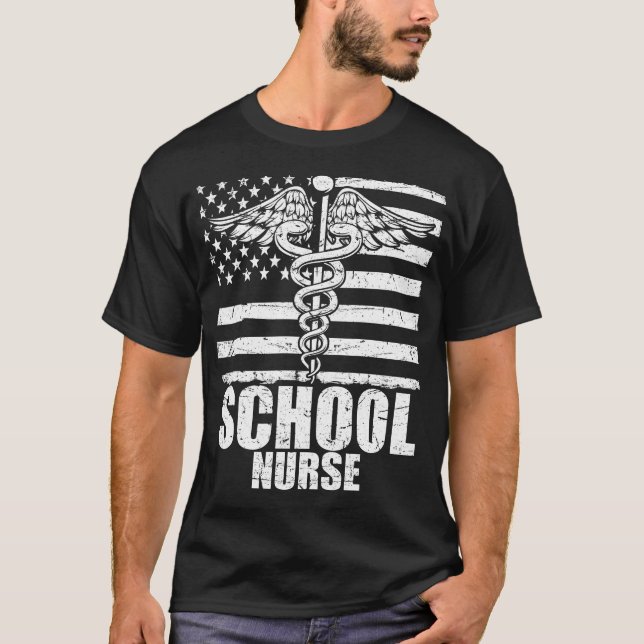 Camiseta Enfermeira Americana (Frente)