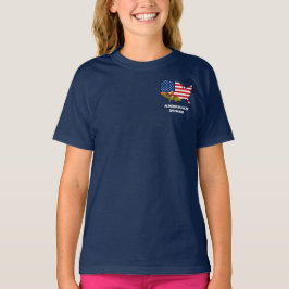 Camiseta Enfermeira Americana Patriótica