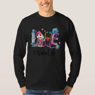 Camiseta Enfermeira Amor Enfermeira Vida Rn Er Nicu Stethos
