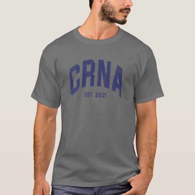 Camiseta Enfermeira Anestesista - Graduação da CRNA 2021 (Frente)