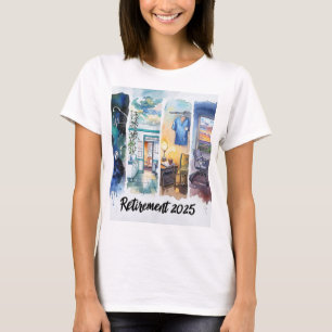 Camiseta Enfermeira Aposentada 2025 – Jalecos Fora, Jantar