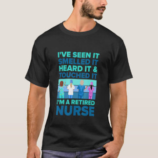 Camiseta Enfermeira Aposentada Aposentadoria de Enfermage
