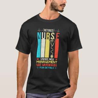 Camiseta Enfermeira Aposentada Sob Nova Administração Veja 