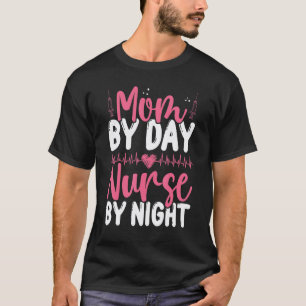 Camiseta Enfermeira Apreciada Enfermeira Mãe Turno Noturno
