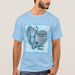 Camiseta Enfermeira Blue Heart Midwit