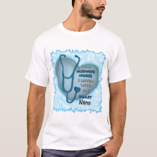 Camiseta Enfermeira Blue Heart Midwit