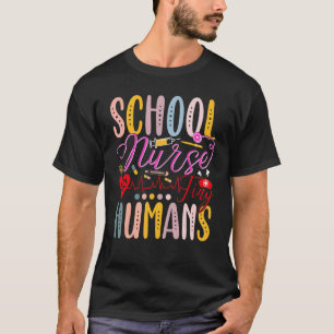 Camiseta Enfermeira Bonita de Humanos Pequenos Para Enferme